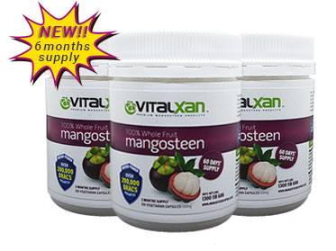 Mangosteen Capsules 3 Pack 6 Months Supply