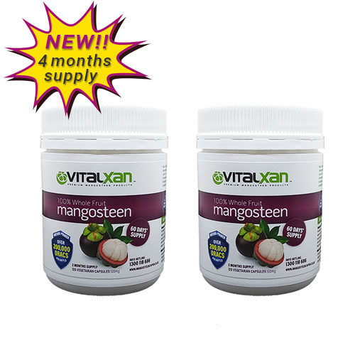 Mangosteen Capsules 2 Pack 4 Months Supply